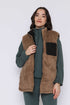 Julie-Reversible Sherpa Lined Vest